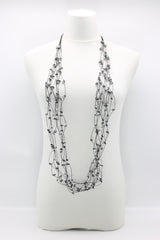 10-stand Crystal Knotted Necklaces - Jianhui London