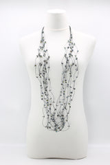 10-stand Crystal Knotted Necklaces - Jianhui London