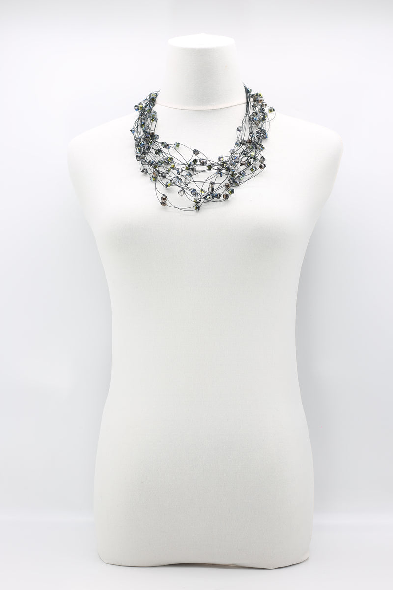10-stand Crystal Knotted Necklaces - Jianhui London