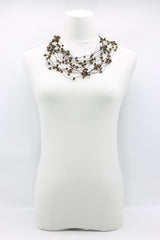 10-stand Crystal Knotted Necklaces - Jianhui London