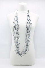 10-stand Crystal Knotted Necklaces - Jianhui London