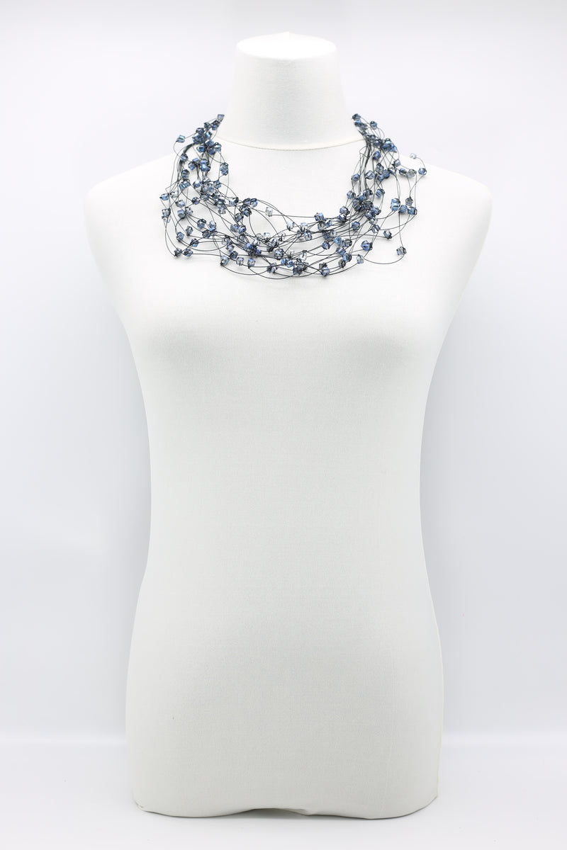10-stand Crystal Knotted Necklaces - Jianhui London