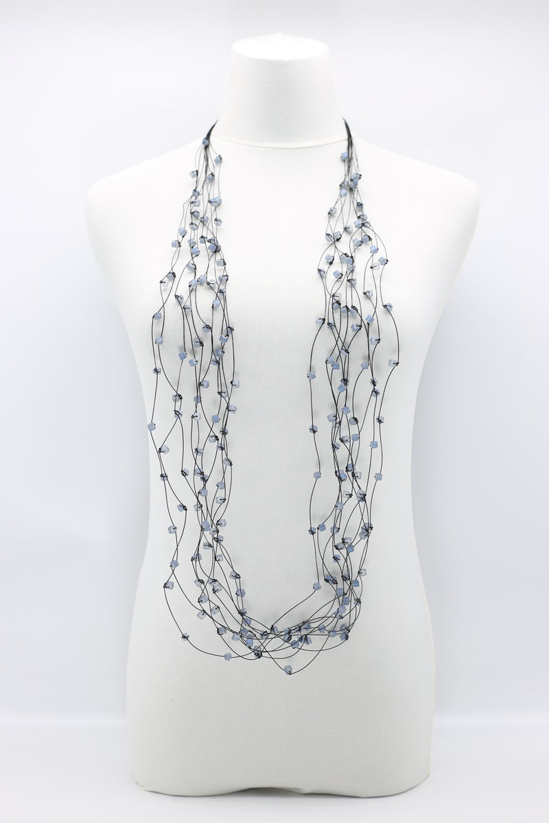 10-stand Crystal Knotted Necklaces - Jianhui London