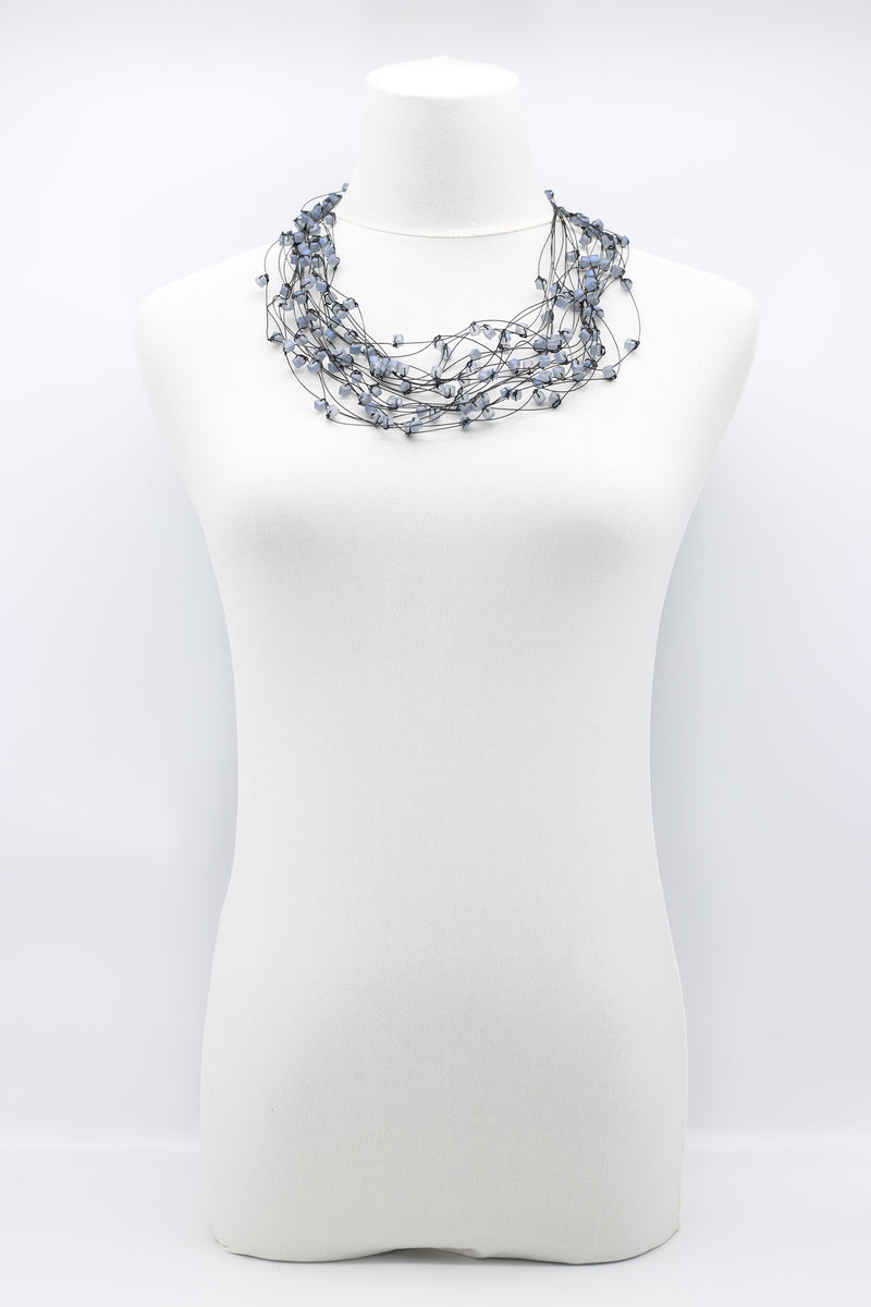 10-stand Crystal Knotted Necklaces - Jianhui London