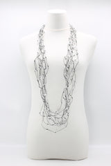 10-stand Crystal Knotted Necklaces - Jianhui London