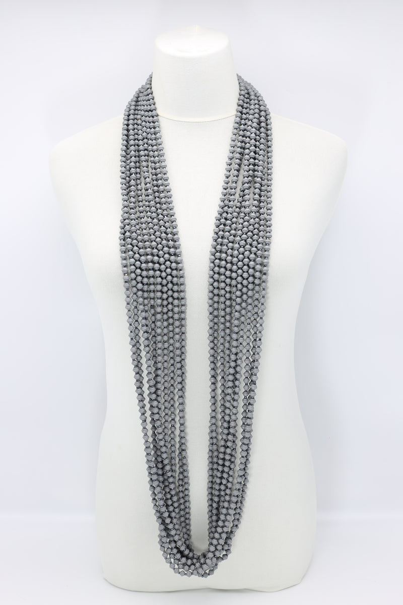 10-strand UFO beads necklace - Jianhui London