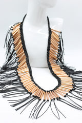 Paper Straw Tribal fringe Long Necklaces - Jianhui London