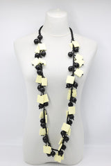 Squares & Beads Necklace - Jianhui London