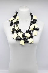 Squares & Beads Necklace - Jianhui London