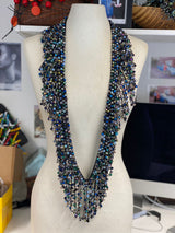 6 x 6 Crystal Fringe Necklace - Jianhui London