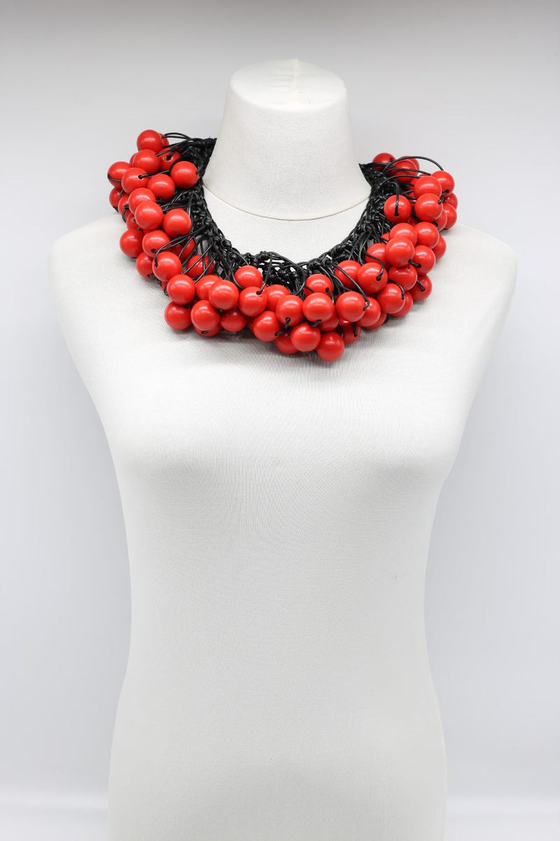 Berry Beads Cluster Necklace - Jianhui London
