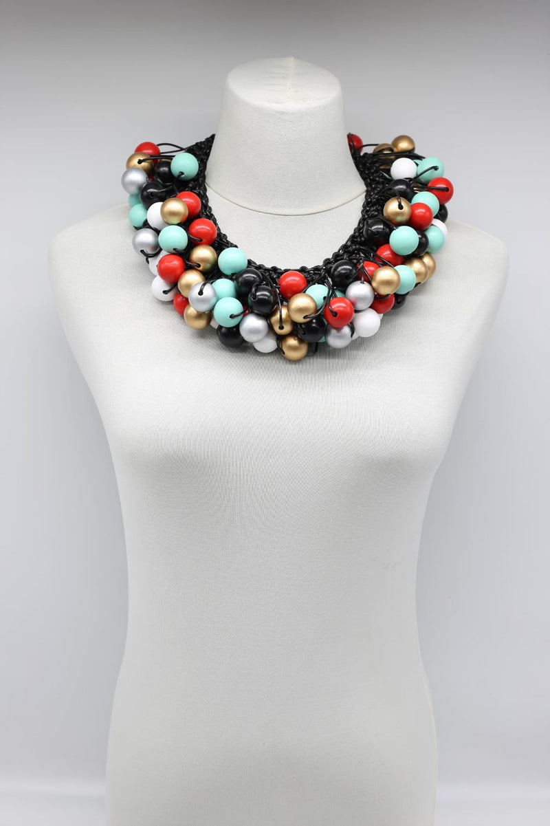 Berry Beads Cluster Necklace - Jianhui London