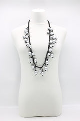 Woven Cord Round Beads Necklaces - Short - Jianhui London