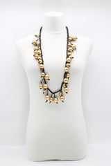Woven Cord Round Beads Necklaces - Short - Jianhui London