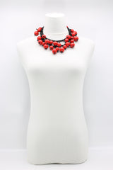 Woven Cord Round Beads Necklaces - Short - Jianhui London