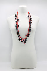 Woven Cord Round Beads Necklaces - Short - Jianhui London