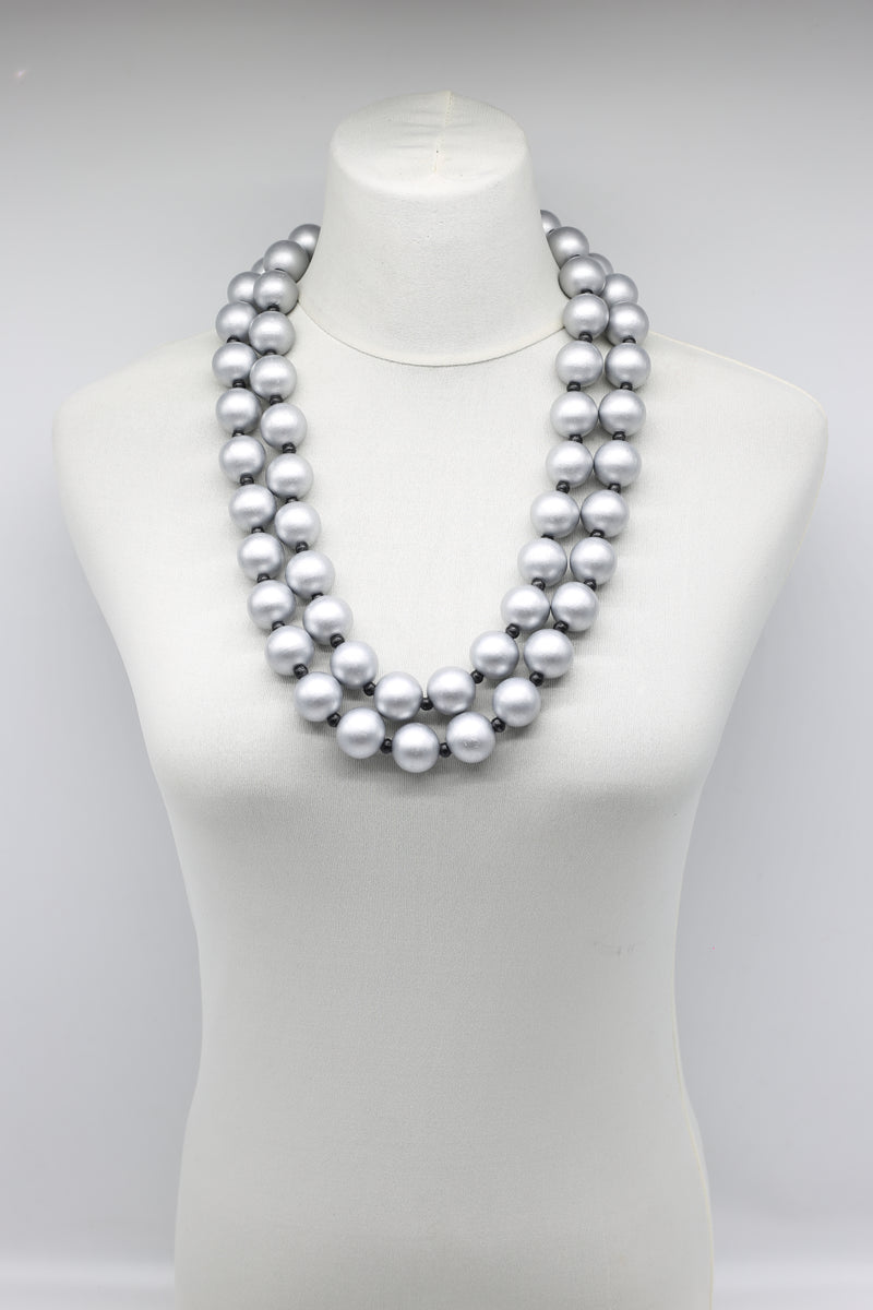 Round Beads Necklace - 22mm - Jianhui London