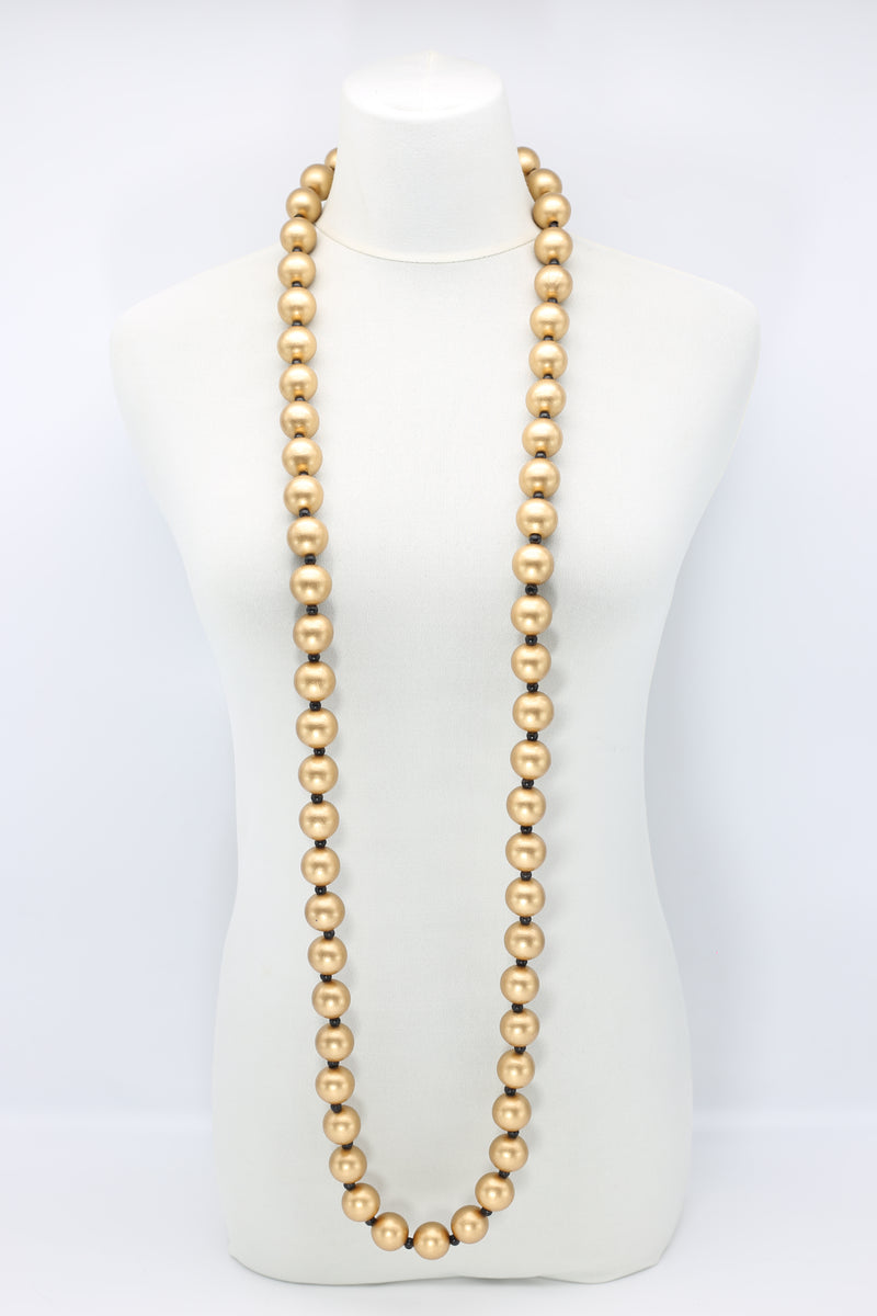 Round Beads Necklace - 22mm - Jianhui London