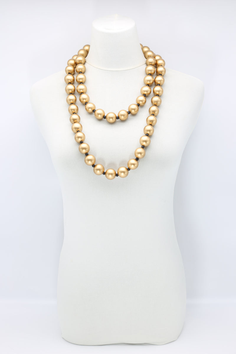 Round Beads Necklace - 22mm - Jianhui London