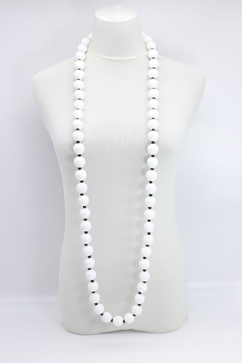 Next Pashmina & Round Beads Necklaces Set - Jianhui London