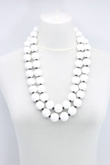 Next Pashmina & Round Beads Necklaces Set - Jianhui London