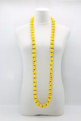 ROUND BEADS NECKLACE - 22MM HAND PAINTED - Jianhui London