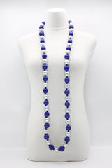 Round Beads Necklace - Silver/Gold - Jianhui London