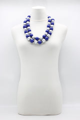 Round Beads Necklace - Silver/Gold - Jianhui London