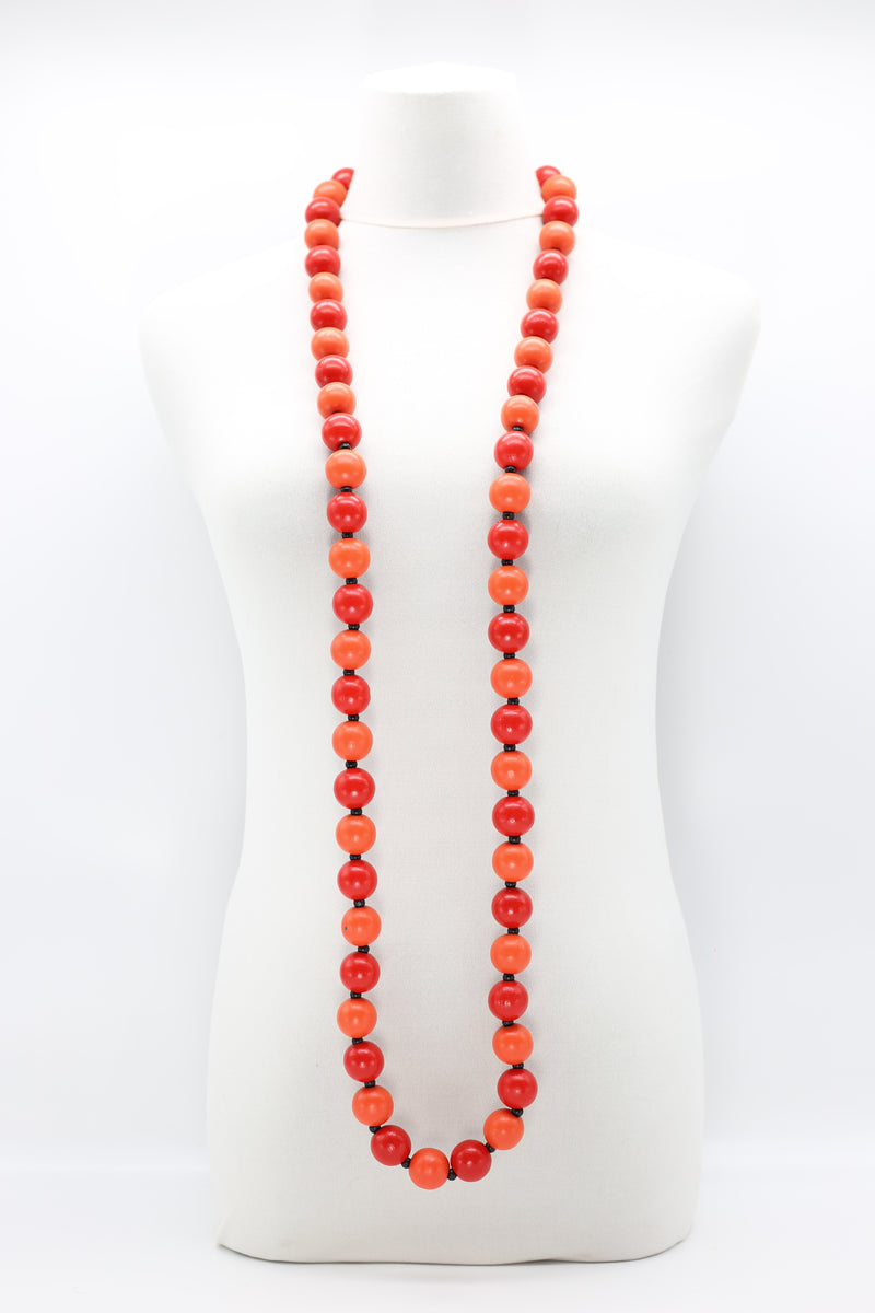 Round Beads Necklace - Silver/Gold - Jianhui London