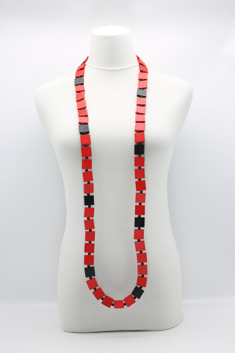 Klimt Collection 2x2 Squares Necklace - Jianhui London