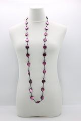Coin Necklace - Hand gilded - Small - Single Strand - Jianhui London