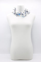 Aqua Coral Necklaces - Hand gilded - Short - Jianhui London
