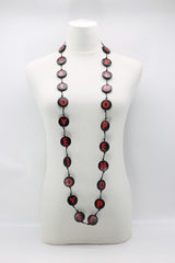 LOVE & HOPE Cotton Cord Disks Necklace - Jianhui London