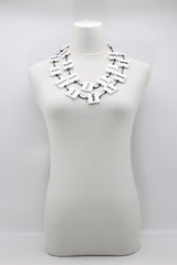 LOVE & HOPE Squares Necklace - Jianhui London