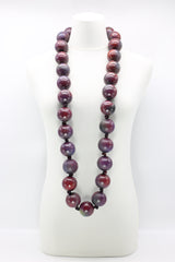 Giant Beads Necklace - Hand-painted - Jianhui London