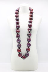 Giant Beads Necklace - Hand-painted - Jianhui London