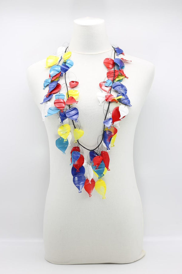 Aqua Long Ballon Necklace - Multicolour - Jianhui London