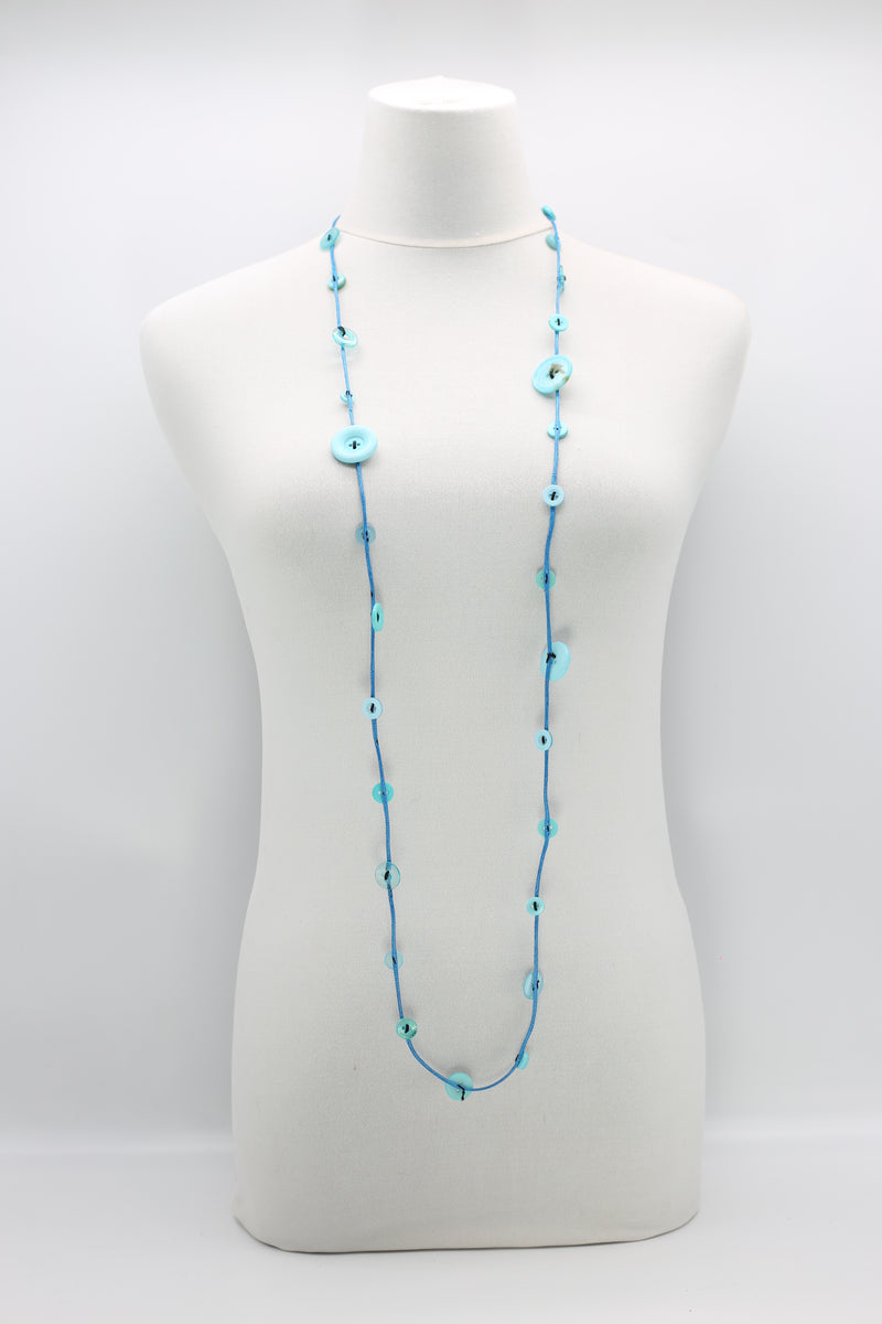 Single-strand button neckalce - Jianhui London