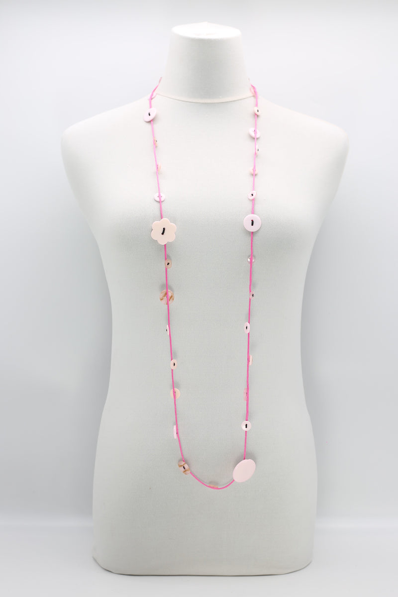 Single-strand button neckalce - Jianhui London