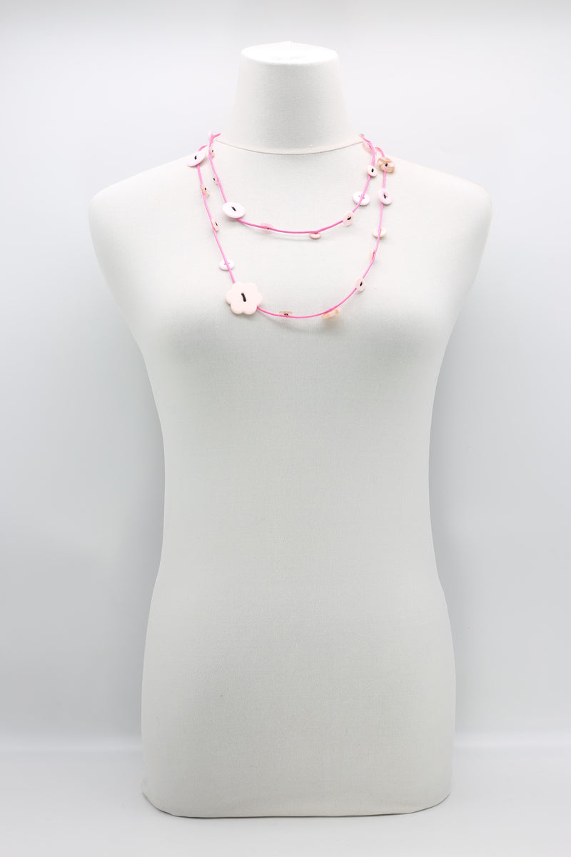 Single-strand button neckalce - Jianhui London