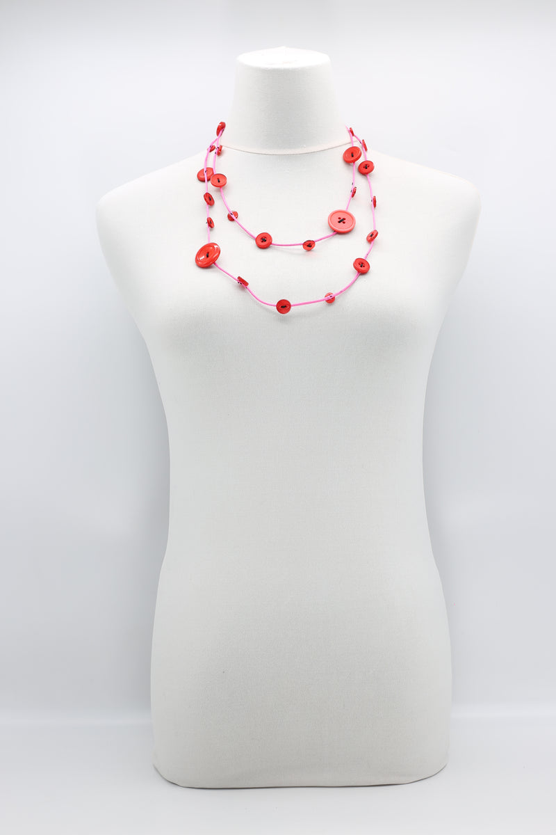 Single-strand button neckalce - Jianhui London