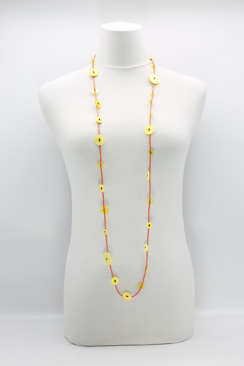 Single-strand button neckalce - Jianhui London