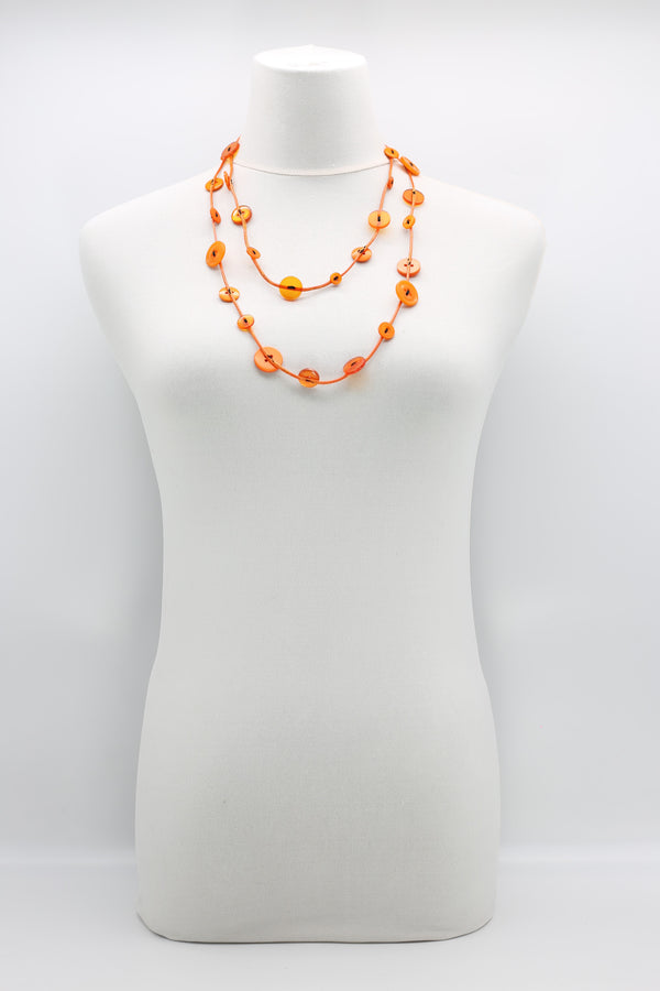 Single-strand button neckalce - Jianhui London