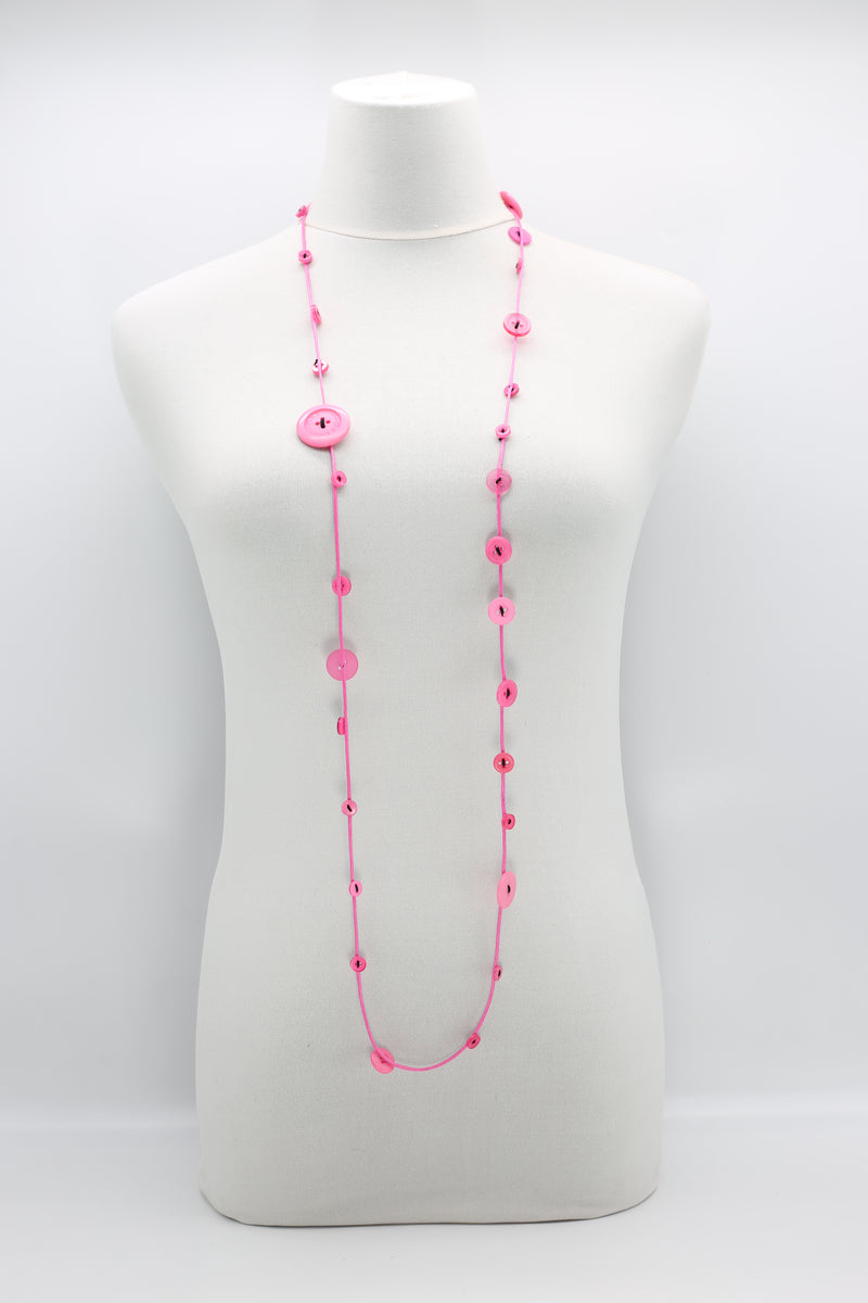 Single-strand button neckalce - Jianhui London