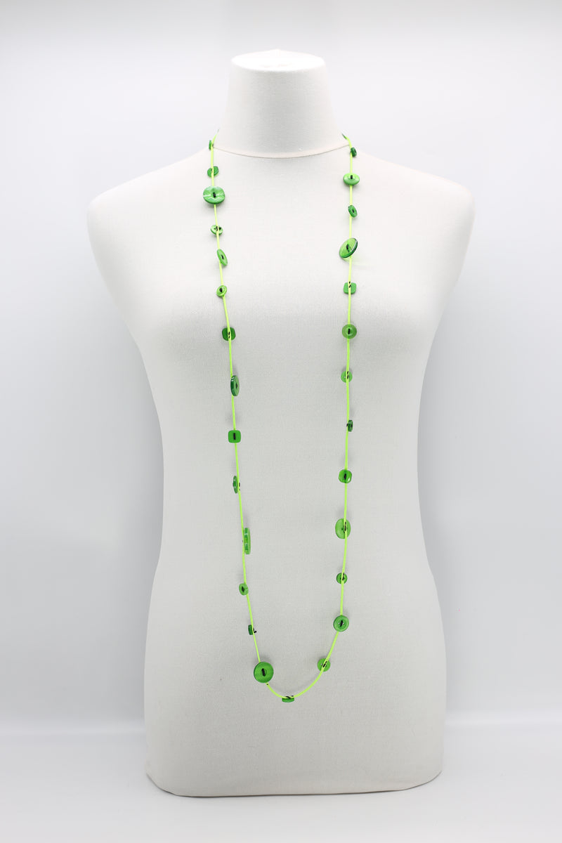 Single-strand button neckalce - Jianhui London
