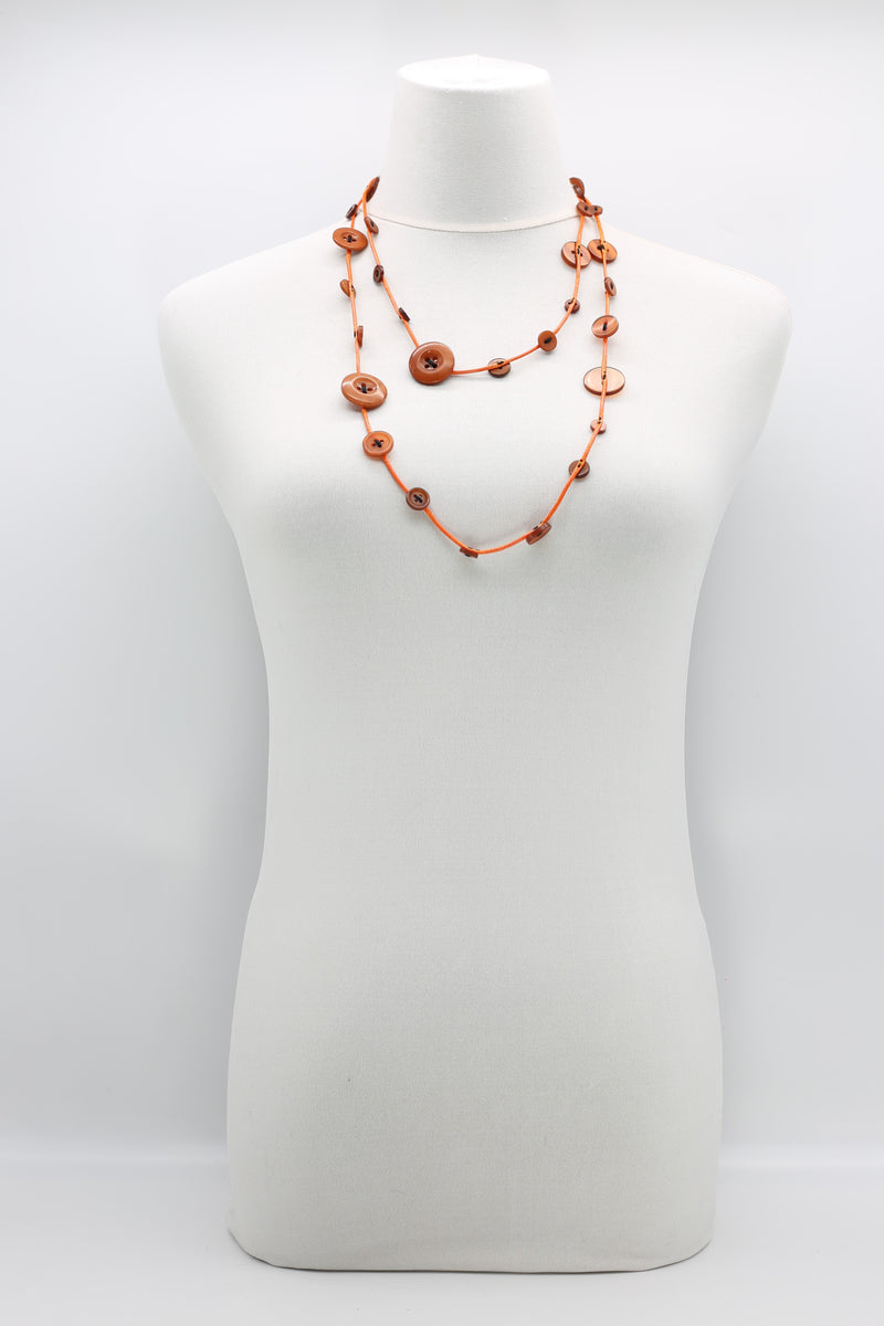 Single-strand button neckalce - Jianhui London