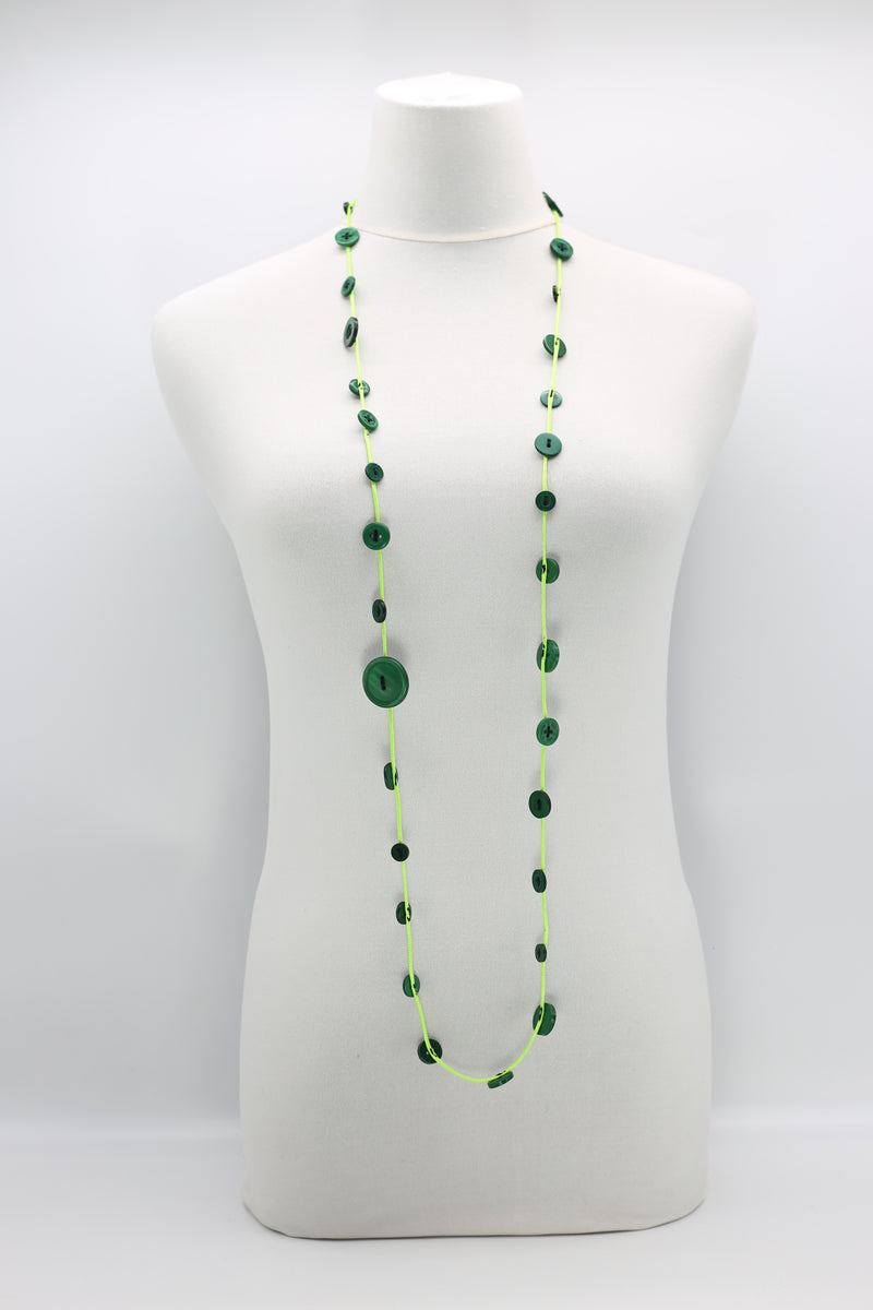 Single-strand button neckalce - Jianhui London