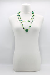 Single-strand button neckalce - Jianhui London