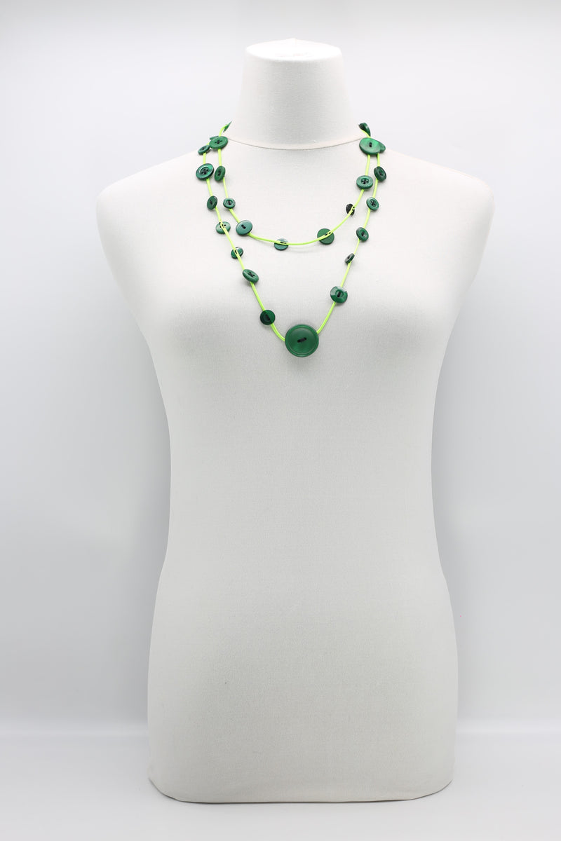 Single-strand button neckalce - Jianhui London