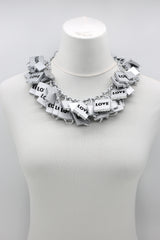 LOVE SQUARE CAPE-STYLE NECKLACE - Jianhui London